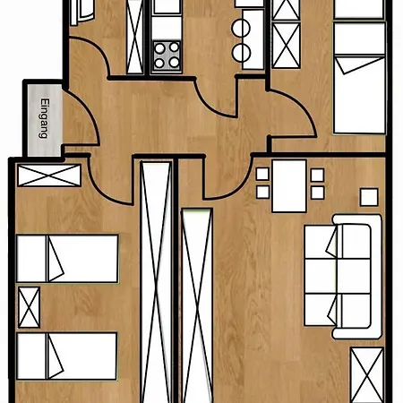 Schulze-delitzsch Fuer Bis Zu 6 Gaeste Appartamento Delitzsch